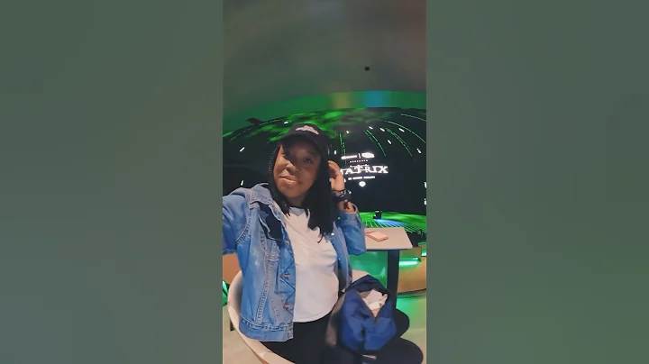 Watching ‘The Matrix’ at the Cosm #cosm #matrix