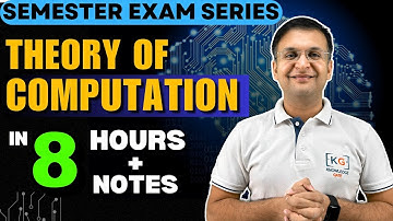 Complete TOC Theory of Computation in one shot | Semester Exam | Hindi