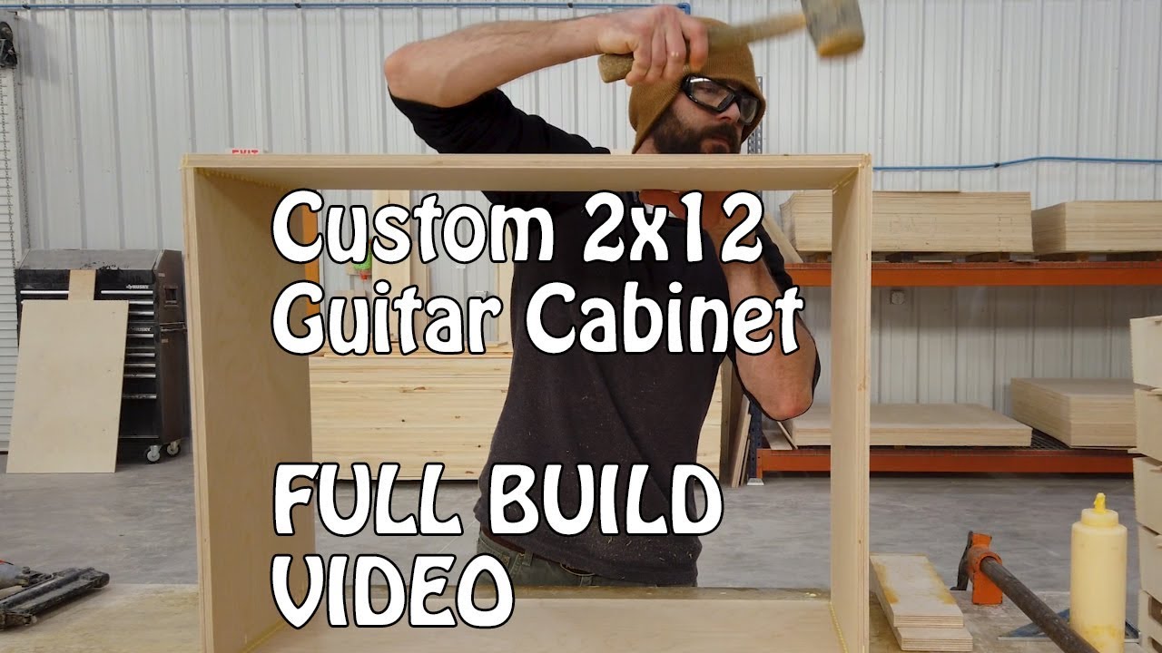 Build Custom 2x12 Guitar Cabinet