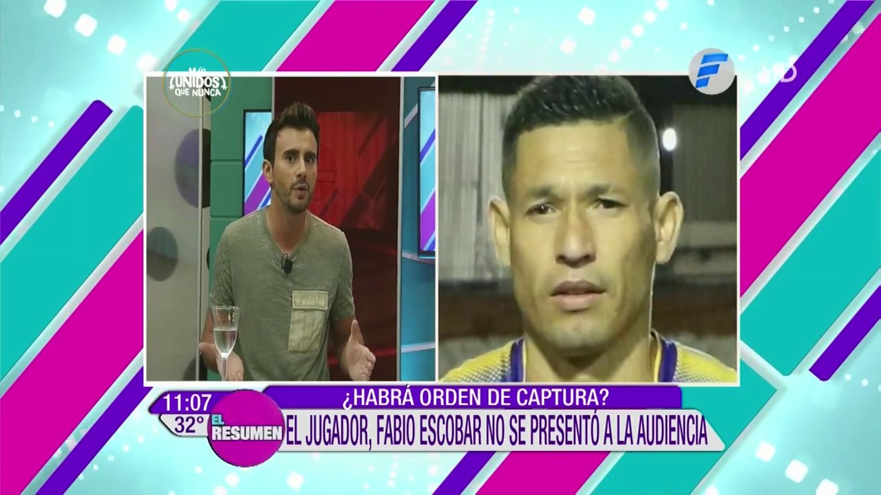 El Jugador Fabio Escobar no se presentó a la Audiencia por incumplimiento del deber alimentario. camera iphone 8 plus apk