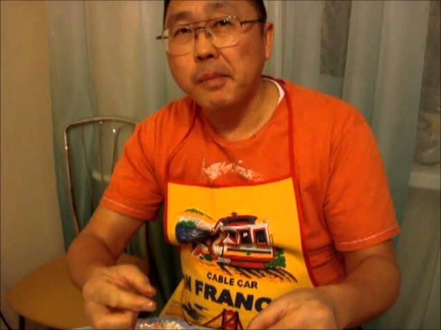 Жаренная корюшка/ How to eat fried Sakhalin freshwater smelt.