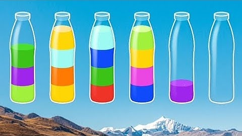 Water sort puzzle level 124