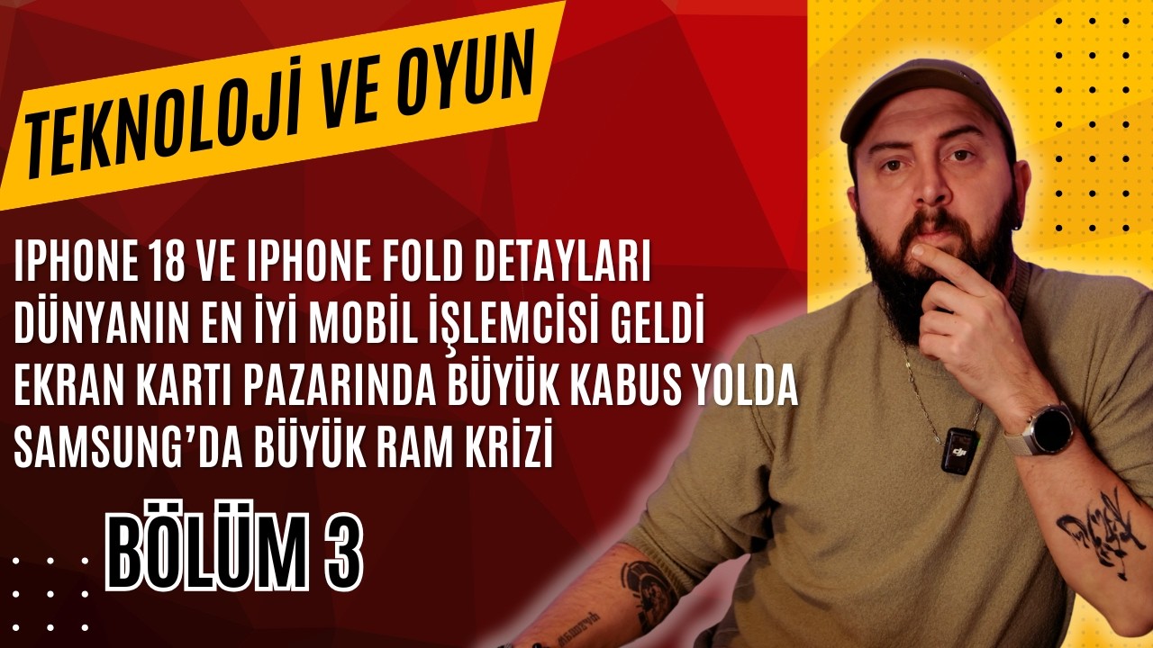 4 GB RAM'li Telefonlara Dönüş! iPhone 18 İçin Büyük İddia! Samsung Telefonlarda RAM Krizi!