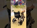 For young people shopping, a power wheelchair solves low energy troubles.