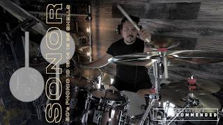 SONOR Phonic 10 13 14 16 22 Drums in 'Bronze Metallic (80s Era) // Soundcheck by Bryan Macaranas