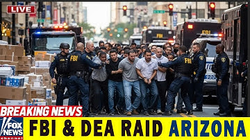 FBI & DEA ARREST 5,500 In Arizona  Takedown On CJNG — 5 Tunnels & 2.4 Tons Exposed | US Military