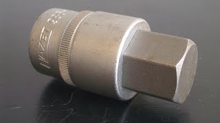 HAZET ハゼット「ヘキサゴンビットソケット・1/2”」No.986−22　6角ソケット