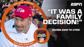 Morgan Scalley on his Utah ties and giving back $2M to the Utes ❤️ | College GameDay