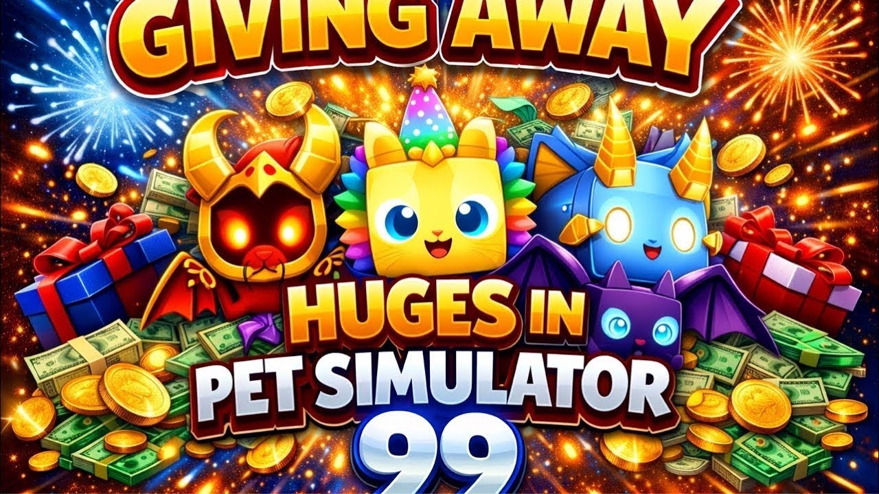 🔴HUGE GIVEAWAY IN PET SIMULATOR 99🔴