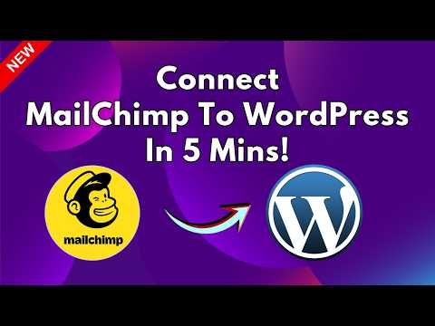 How to Connect Mailchimp with WordPress Website | Email Marketing Setup Tutorial
