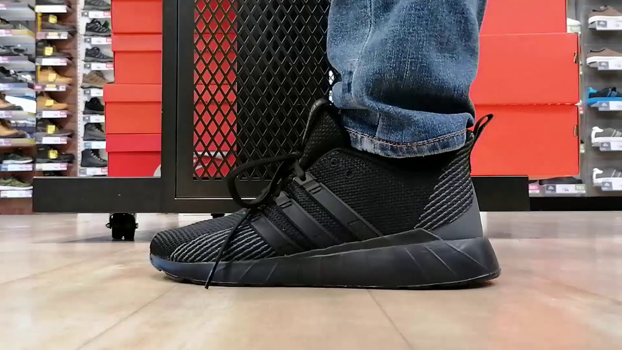 ending cough Snuggle up Adidas Questar Flow REVIEW & ON-FEET Test (Black) - YouTube