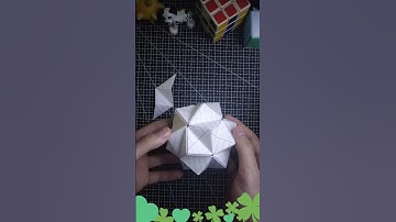 Khối đa diện từ giấy | paper decoration #shorts