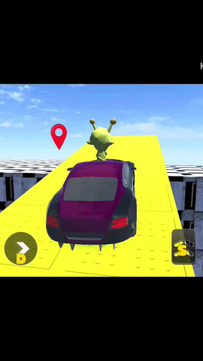 New alien Bentley car Sky ramp racing challenge #gaming #games #gamers