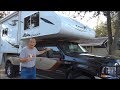 How to Load a Truck Camper onto a Pickup with Rollers!