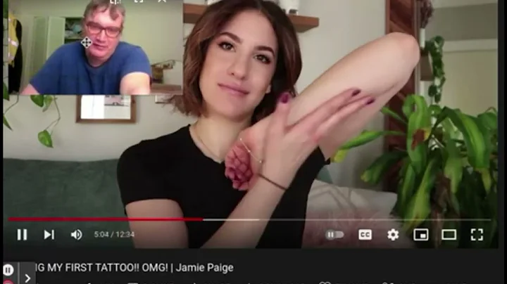 Model Jamie Paige forearm tattoo