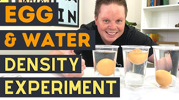 What Makes An Egg Float In Water? | Freshwater VS Saltwater Density | Egg and Saltwater Experiment