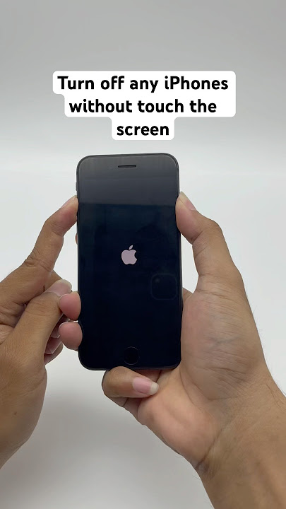 Turn off any iPhones without touch the screen