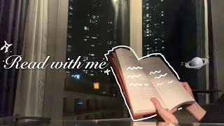 READ WITH ME | background noise, no music, real time, reading asmr, 1hour