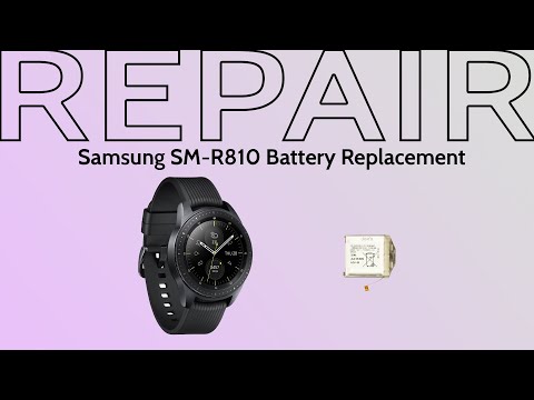 How To Repair Samsung Watch SM-R810 Battery Replacement  Repair Tutorial