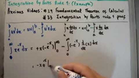 Vector Calculus for Electromagnetism 34 : Integration by Parts Example