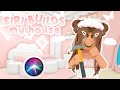 roblox: Letting Siri Build My Adopt Me House! #2 | grace k ✧