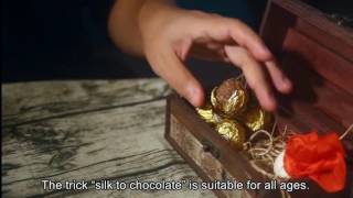 Silk to Chocolate Magic Trick