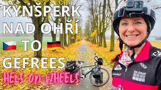 Cycling Into GERMANY as Winter Closes In 🥶 Chilly Wild Camping Bike Tour