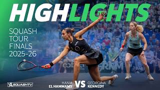 🇪🇬 El Hammamy v Kennedy 🏴󠁧󠁢󠁥󠁮󠁧󠁿 | PSA Squash Tour Finals 2025-26 | QUARTER FINAL HIGHLIGHTS