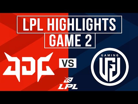 JDG vs LGD Highlights Game 2 | LPL 2024 Spring | JD Gaming vs LGD Gaming