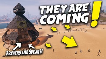 Archers and Spears! - Round Base Fortress | CONAN EXILES: Isle of Siptah