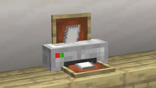 how to make a working printer in minecraft