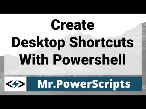 Create Shortcuts with Powershell !