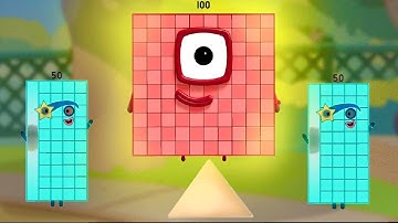 Numberblocks 1-100 CUBE Leer tellen met getallenpatronen