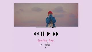 BTS - Spring Day 1 Hour | With Soft Rain Sounds