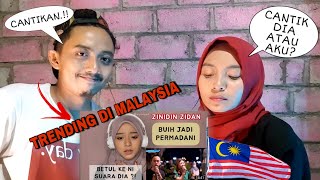 Cewek Malaysia Ini Kagum Dengan Suara Zinidin Zidan  Buih Jadi Permadani React