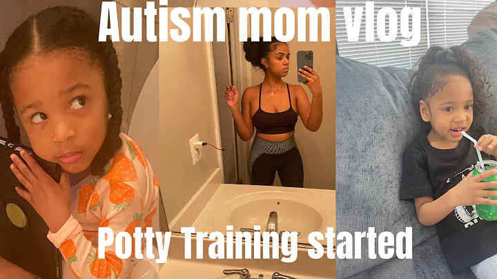 Potty training my toddler. Autism MOM VLOG.