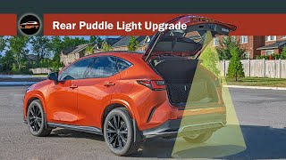 20222025 Lexus NX  Rear Puddle Light Upgrade & Installation