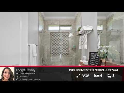 11834 Bisonte Street, Needville, TX home video tour