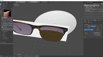 Eyewear Lens Modeling Demo in Blender for Alex