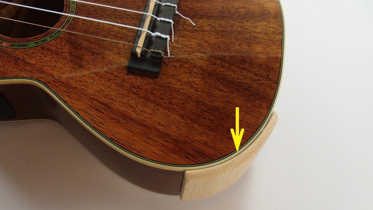 ウクレレ、ギターのアーム レスト製作 How to make ukulele/guitar armrest YouTube