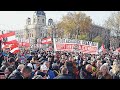 PROTEST in Vienna, Austria against MANDATORY VACCINATION