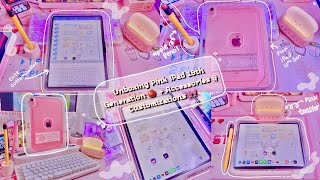 Unboxing Pink iPad 10th Generation 256 GB Wifi 🍎 + Accessories + Customization 💖 screenshot 3