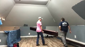 Assembly of Diamond Professional Pool Table Time Lapse