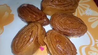 Madatha kaja - traditional style sweet receipe , how to make kaja sweet receipe