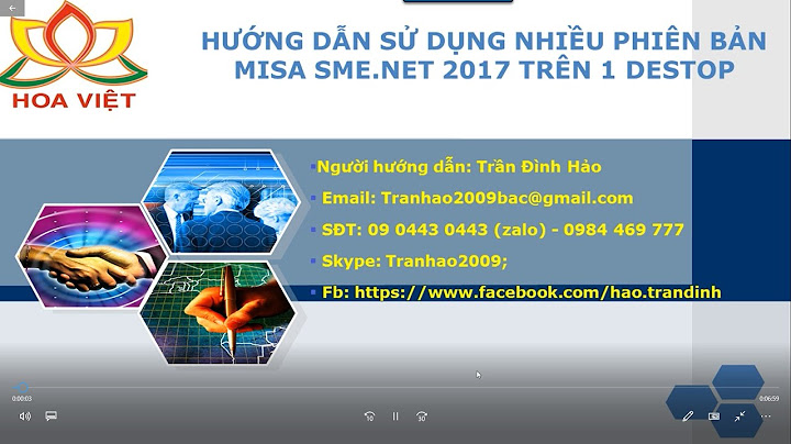 Hướng dẫn cài 2 phiên bản misa