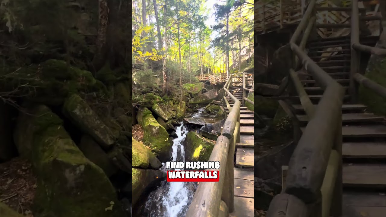 New Hampshire adventures. Lost river gorge and caves.