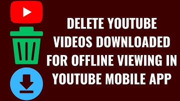 How to Delete YouTube Videos Downloaded for Offline Viewing in YouTube Mobile App