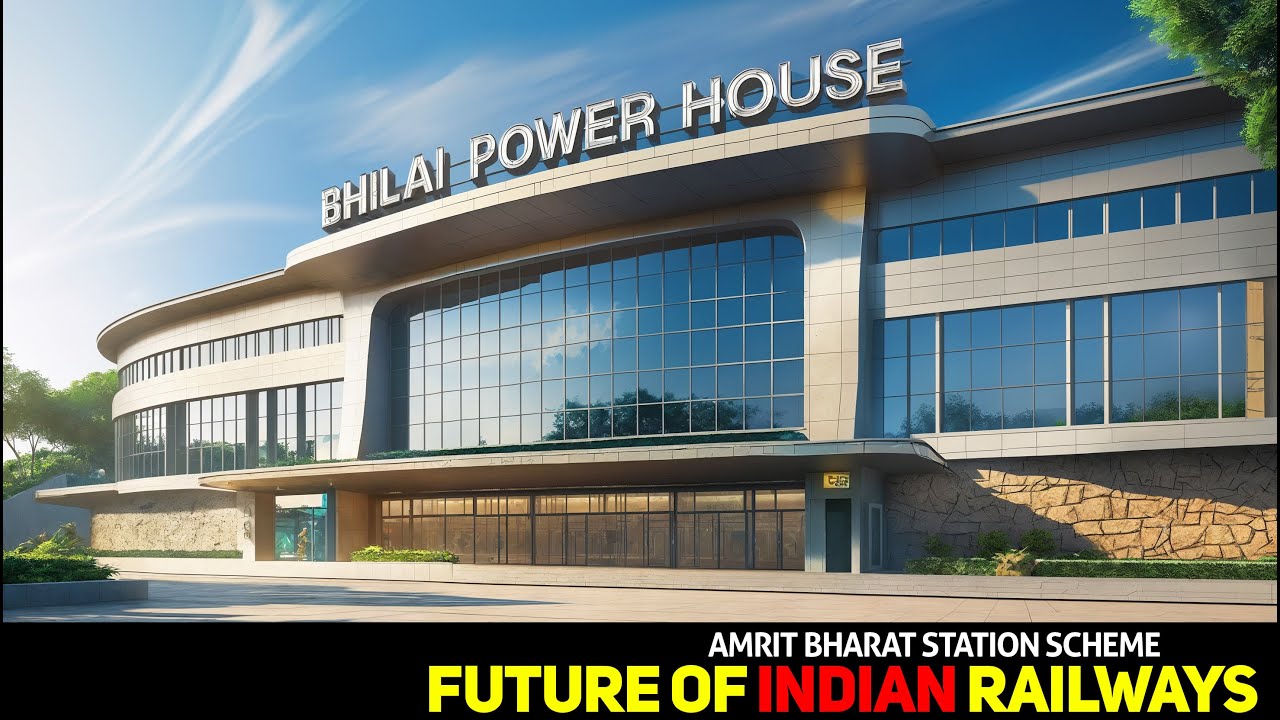 Bhilai Power House Railway Station Redevelopment 🚉 | Amrit Bharat Yojana ke Tahat Naya Look!