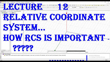 Hfss basic tutorial for beginners | coordinate system in hfss | hfss antenna design basics | 12