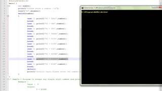 C PROGRAM TO ACCEPT  ANY SINGLE DIGIT NUMBER AND PRINT IT IN WORDS